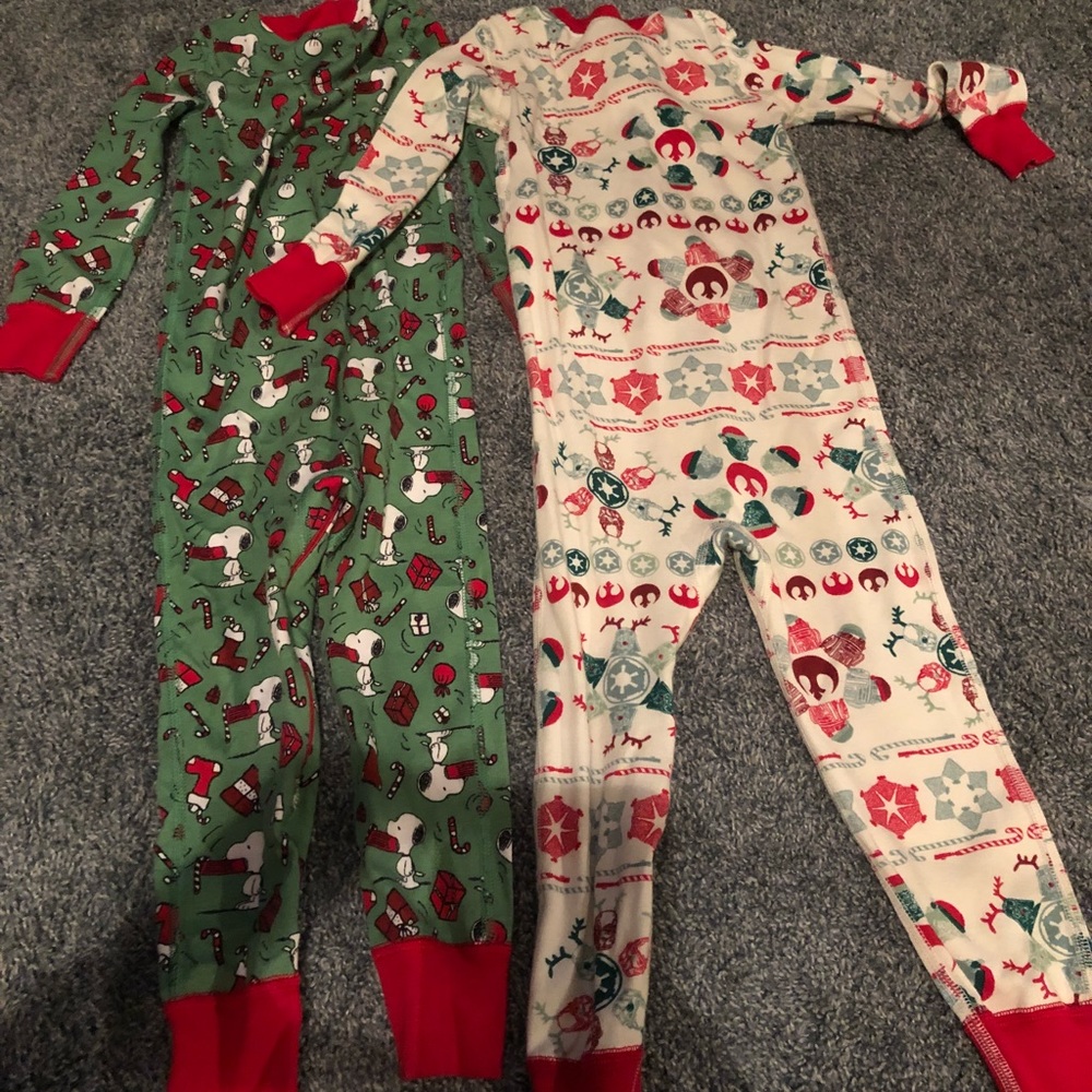 Hanna Andersson holiday Zip PJ’s